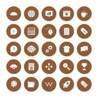 Icon Set Of Search Engine Optimization For Personal And Commercial Use... vector