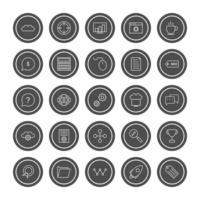 Icon Set Of Search Engine Optimization For Personal And Commercial Use... vector