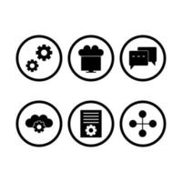 Icon Set Of Search Engine Optimization For Personal And Commercial Use... vector