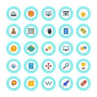 Icon Set Of Search Engine Optimization For Personal And Commercial Use... vector
