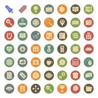 Icon Set Of Search Engine Optimization For Personal And Commercial Use... vector