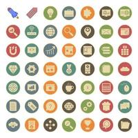 Icon Set Of Search Engine Optimization For Personal And Commercial Use... vector