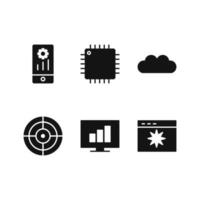 Icon Set Of Search Engine Optimization For Personal And Commercial Use... vector