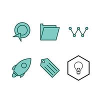 Icon Set Of Search Engine Optimization For Personal And Commercial Use... vector