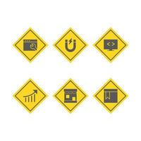 Icon Set Of Search Engine Optimization For Personal And Commercial Use... vector