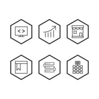 Icon Set Of Search Engine Optimization For Personal And Commercial Use... vector