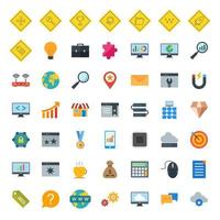 Icon Set Of Search Engine Optimization For Personal And Commercial Use... vector