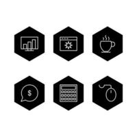 Icon Set Of Search Engine Optimization For Personal And Commercial Use... vector