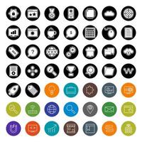 Icon Set Of Search Engine Optimization For Personal And Commercial Use... vector