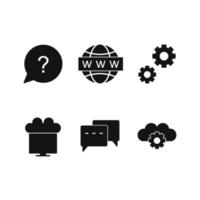 Icon Set Of Search Engine Optimization For Personal And Commercial Use... vector