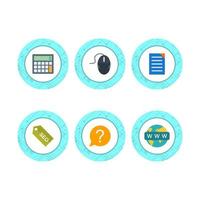 Icon Set Of Search Engine Optimization For Personal And Commercial Use... vector