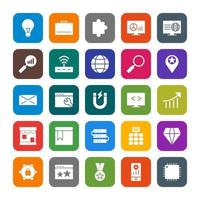 Icon Set Of Search Engine Optimization For Personal And Commercial Use... vector