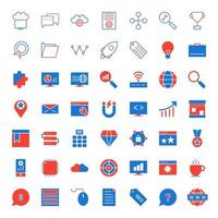 Icon Set Of Search Engine Optimization For Personal And Commercial Use... vector