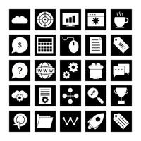 Icon Set Of Search Engine Optimization For Personal And Commercial Use... vector