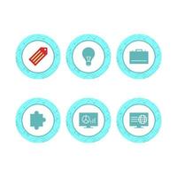 Icon Set Of Search Engine Optimization For Personal And Commercial Use... vector