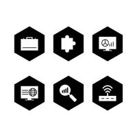 Icon Set Of Search Engine Optimization For Personal And Commercial Use... vector