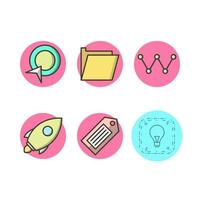 Icon Set Of Search Engine Optimization For Personal And Commercial Use... vector