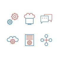 Icon Set Of Search Engine Optimization For Personal And Commercial Use... vector