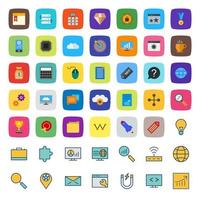 Icon Set Of Search Engine Optimization For Personal And Commercial Use... vector