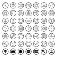 Icon Set Of Search Engine Optimization For Personal And Commercial Use... vector