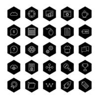 Icon Set Of Search Engine Optimization For Personal And Commercial Use... vector