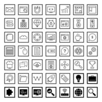 Icon Set Of Search Engine Optimization For Personal And Commercial Use... vector