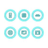 Icon Set Of Search Engine Optimization For Personal And Commercial Use... vector