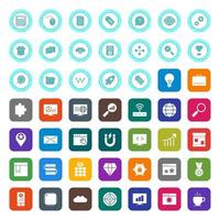 Icon Set Of Search Engine Optimization For Personal And Commercial Use... vector