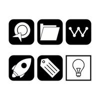 Icon Set Of Search Engine Optimization For Personal And Commercial Use... vector