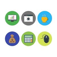 Icon Set Of Search Engine Optimization For Personal And Commercial Use... vector