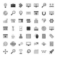 Icon Set Of Search Engine Optimization For Personal And Commercial Use... vector