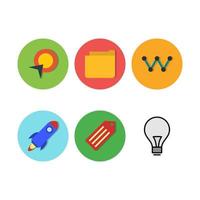 Icon Set Of Search Engine Optimization For Personal And Commercial Use... vector