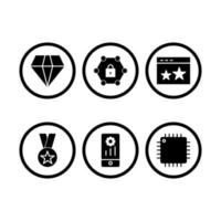 Icon Set Of Search Engine Optimization For Personal And Commercial Use... vector