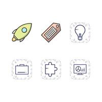 Icon Set Of Search Engine Optimization For Personal And Commercial Use... vector