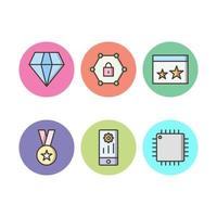 Icon Set Of Search Engine Optimization For Personal And Commercial Use... vector