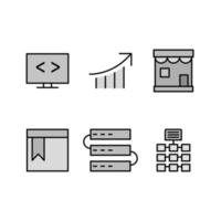 Icon Set Of Search Engine Optimization For Personal And Commercial Use... vector