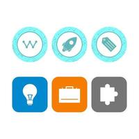 Icon Set Of Search Engine Optimization For Personal And Commercial Use... vector