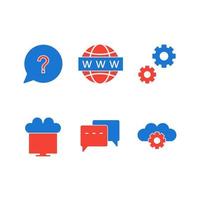 Icon Set Of Search Engine Optimization For Personal And Commercial Use... vector