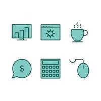 Icon Set Of Search Engine Optimization For Personal And Commercial Use... vector