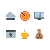 Icon Set Of Search Engine Optimization For Personal And Commercial Use... vector