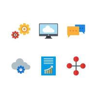 Icon Set Of Search Engine Optimization For Personal And Commercial Use... vector