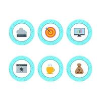 Icon Set Of Search Engine Optimization For Personal And Commercial Use... vector