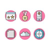 Icon Set Of Search Engine Optimization For Personal And Commercial Use... vector