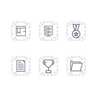Icon Set Of Search Engine Optimization For Personal And Commercial Use... vector