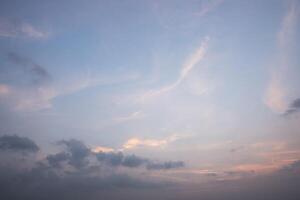 el cielo y las nubes foto