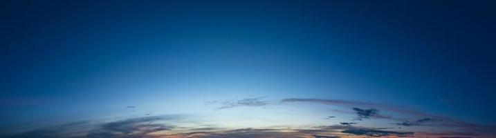 The sky and clouds at sunset photo