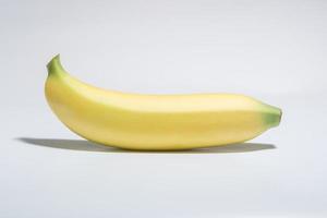Banana on white background photo