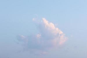 The sky and clouds at sunset photo