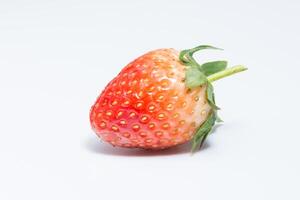 Strawberry on white background photo