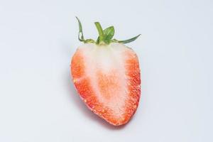 Strawberry on white background photo